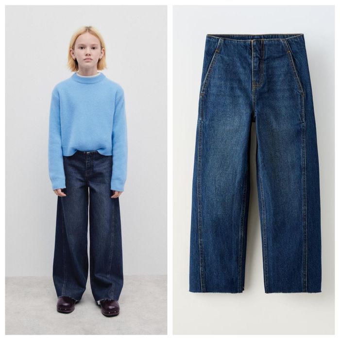 Джинси  Zara широкі кльош