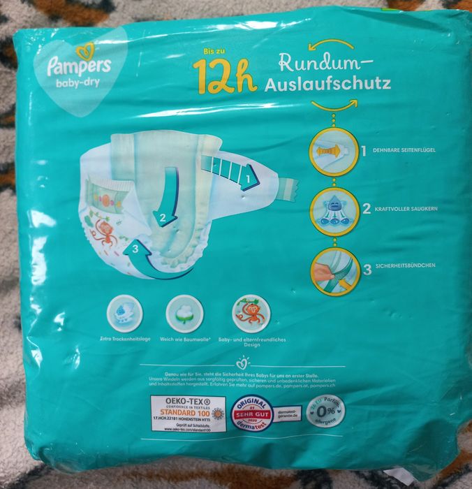 Памперси  Pampers baby-dry, 6