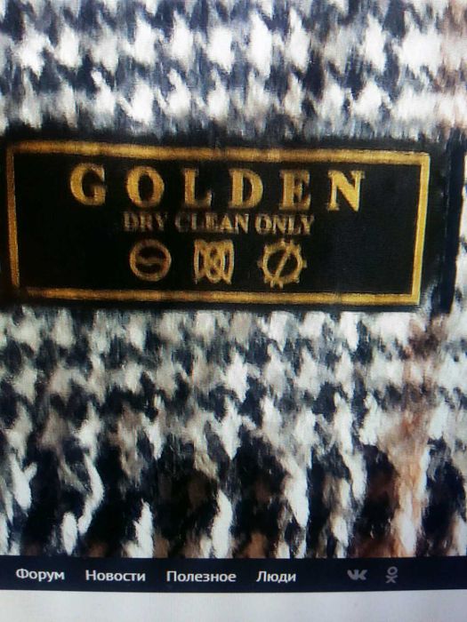 Теплий шарф італійської фірми GOLDEN