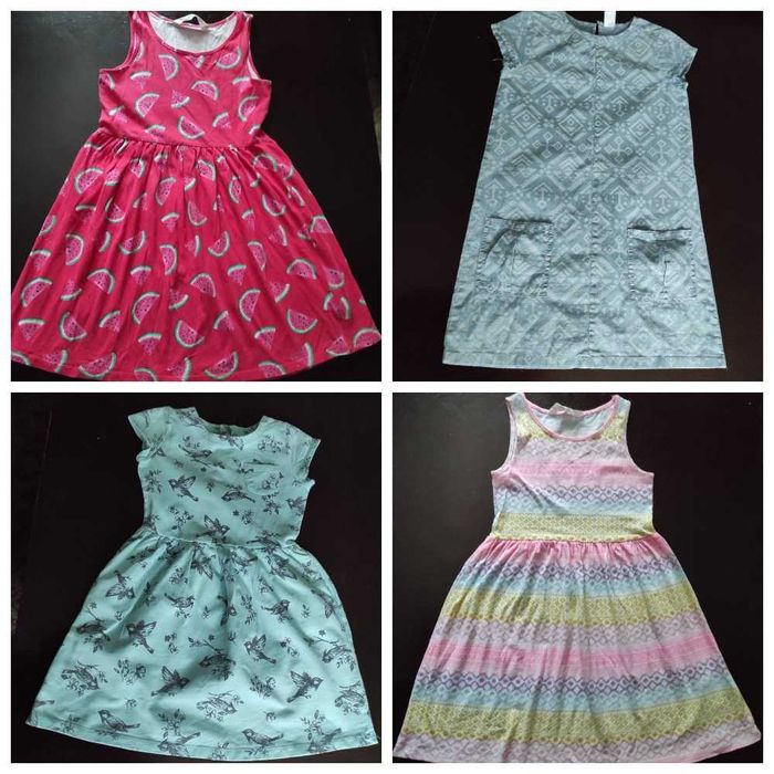 Платье на девочку 8-10 лет Carters, Н&М. Хлопок 100%