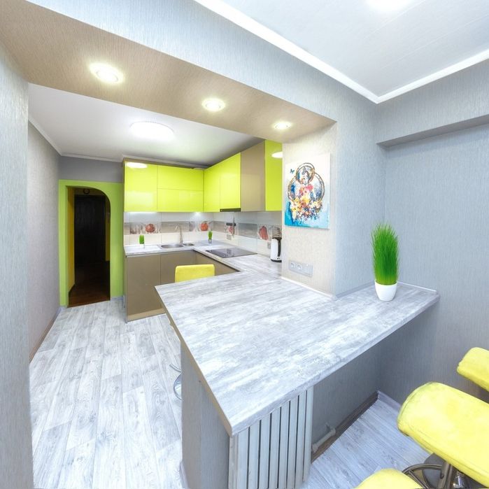 Почасово,Посуточно Вокзал Госпиталь 1к красивая на ул.Рабочей 71 - 850