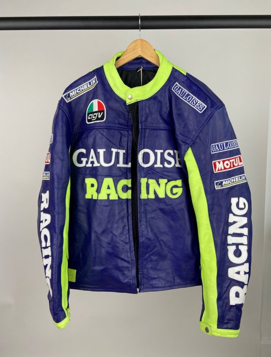 Casaco F1 Gauloises Racing em Pele Influencer Motard YouTuber