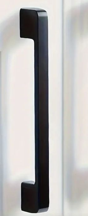 Uchwyt meblowy czarny 192 mm do szuflad szafek