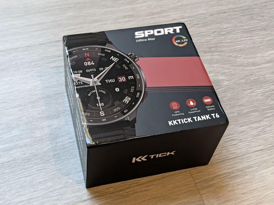 Smartwatch KKTick Tank T6