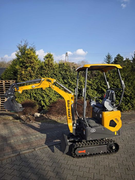 Mini koparka Bau Kraft 1.2 t | 1200 kg | 1725 mm kopania