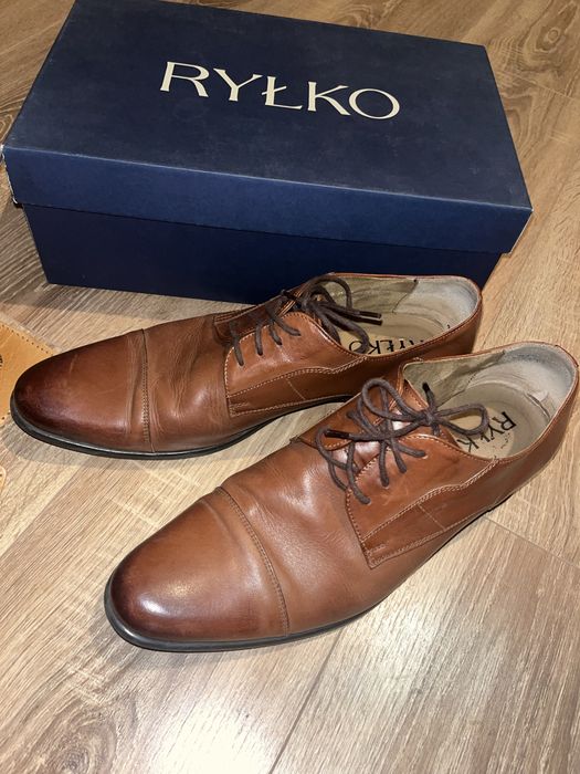 Skórzane buty męskie Ryłko