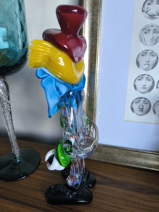 Palhaço em cristal Murano