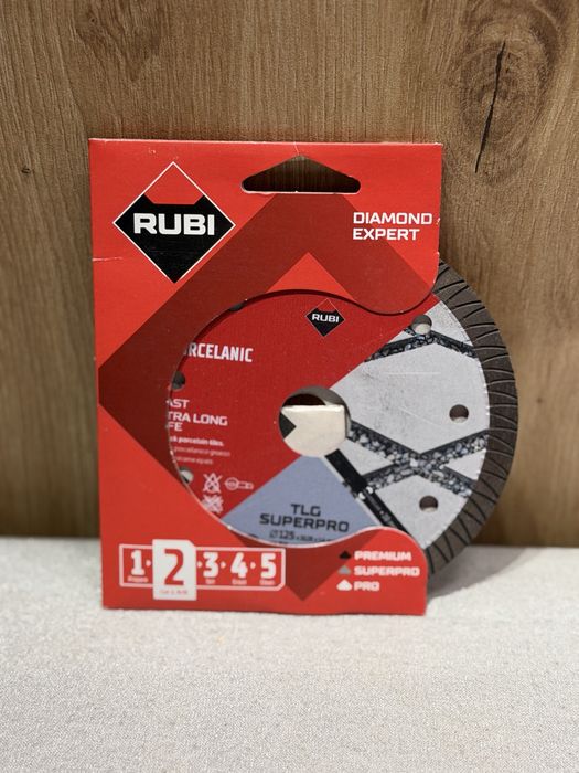 Rubi zestaw tarcz 125 gres, plytki