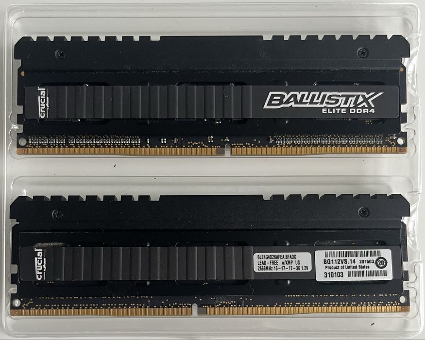 Crucial Balistix Elite DDR4 2x4GB