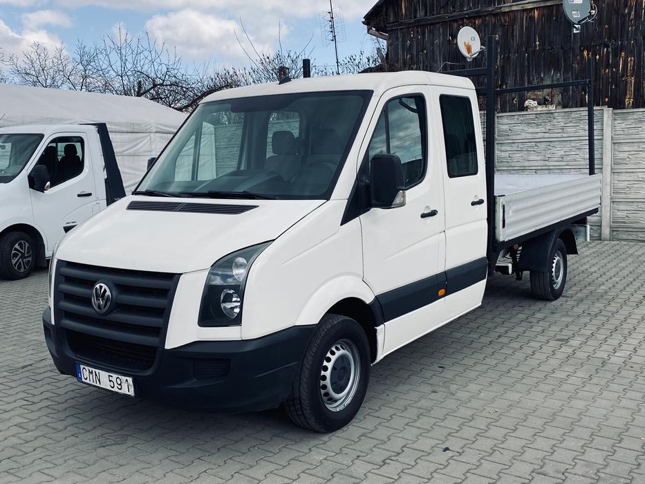 Volkswagen CRAFTER  CRAFTER  2.5TDI  DOKA  7 osób Świeżo sprowadzony Zadbany