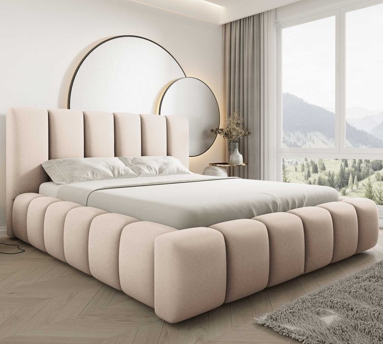 Łóżko Tapicerowane BOSTON Masywne Komfortowe Zagłowie ZAMÓW JUŻ TERAZ