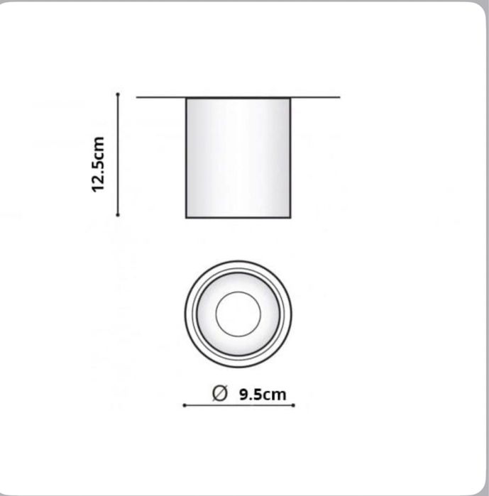 Azzardo Tuba czarna AZ0779