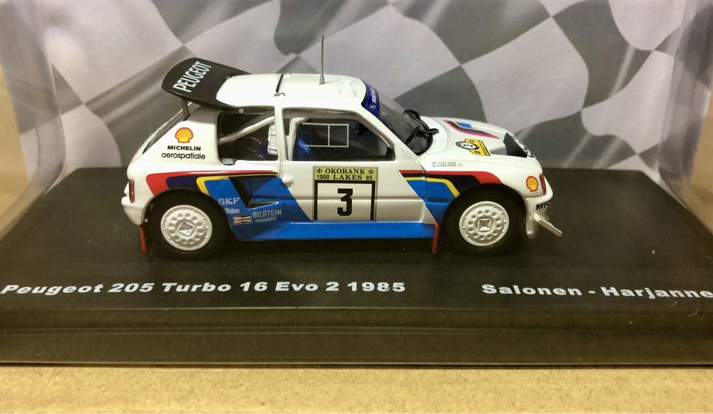 Miniaturas de carros de rali rally wrc