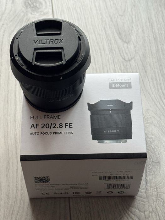 Viltrox AF 20mm f/2.8 STM ASPH ED IF (Sony FE) Lente objetiva usada