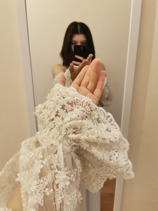 Ślubna sukienka M/L rozmiar