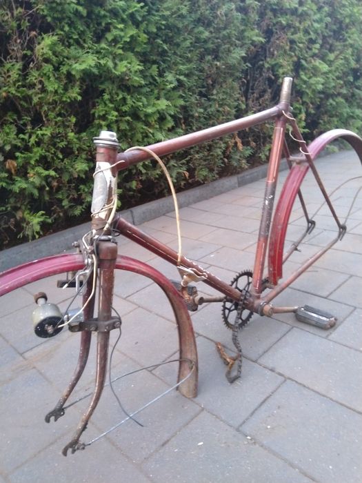 Zabytkowy rower rama Skarżysko turysta