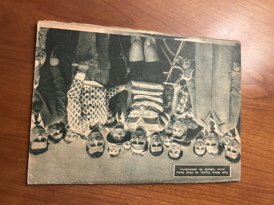 Alves Barbosa e Pedro Polainas ciclismo 1956 Idolos do Desporto