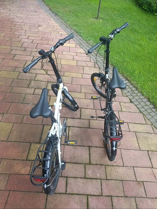 Rowery składane Bergsteiger 20" – miejskie, Czarny / Biały
