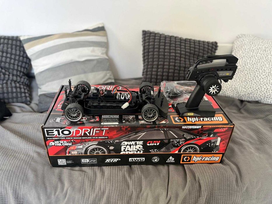 HPI RTR E10 drift fail crew RC car