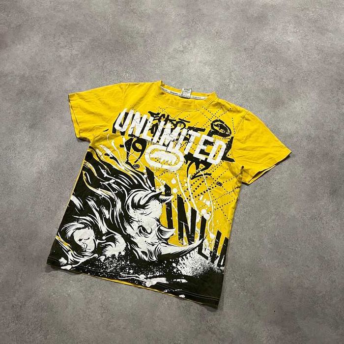 Vintage Koszulka Ecko Unltd T-Shit Big Logo Rap Hip Hop Baggy Style