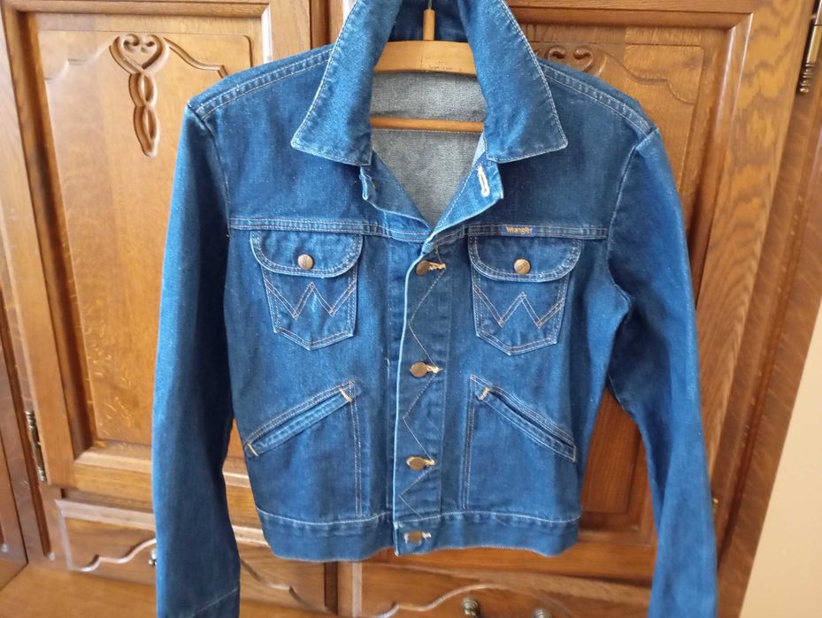 Вінтажна джинсова куртка Wrangler made in Malta