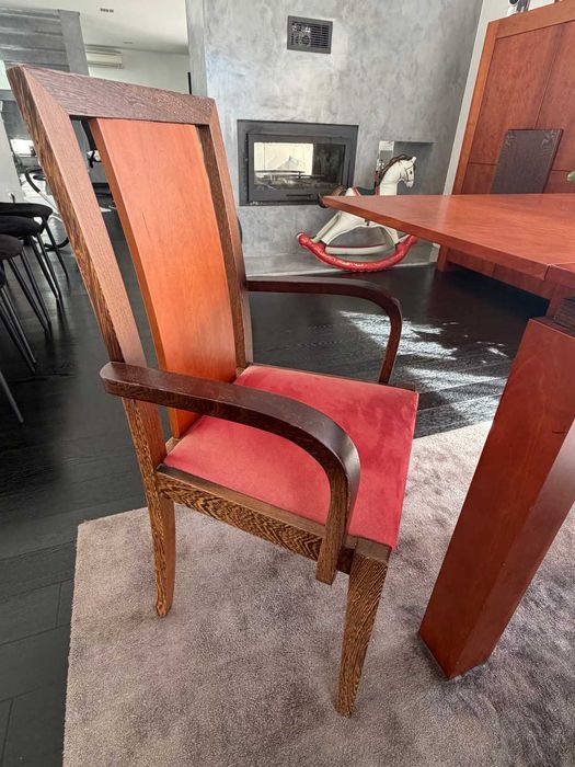 Conjunto Sala de Jantar em cerejeira/wengue