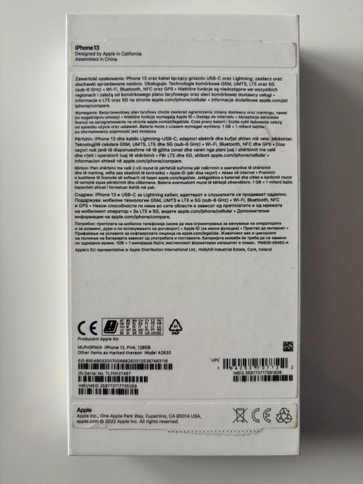 iPhone 13 128GB Pink – IDEALNY + oryginalne akcesoria + case Karl Lagerfeld