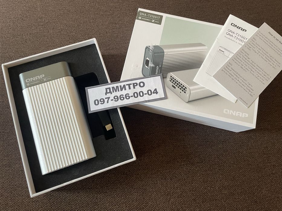 QNAP QNA-T310G1T зовнішня мережева карта 10Gb Thunderbolt USB-C