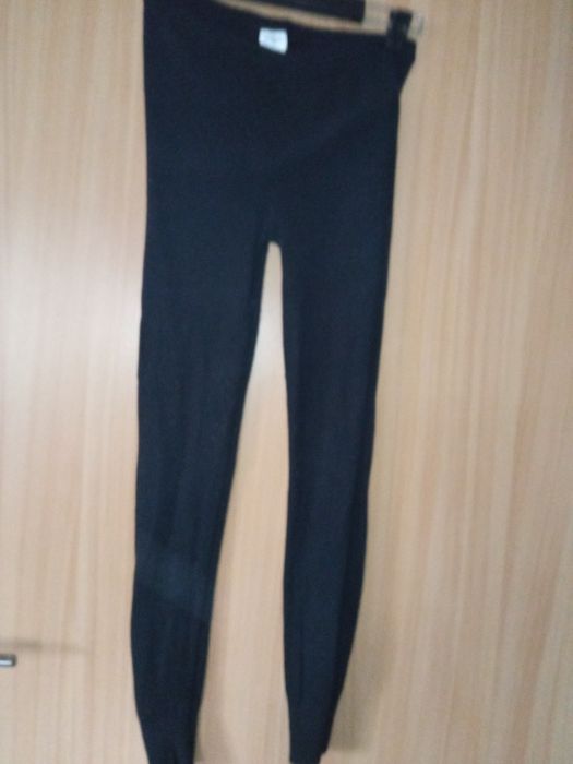 czarne legginsy a la rajstopy shine
