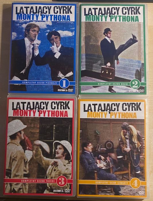 Latający Cyrk Monty Pythona kompletne 4 sezony na DVD (język polski)