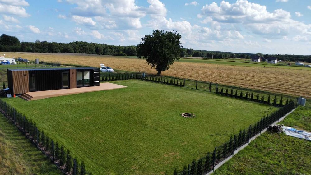 Działka nad jeziorem Powidzkim  z domkiem 26m2 W  PEŁNI WYPOSAŻONYM