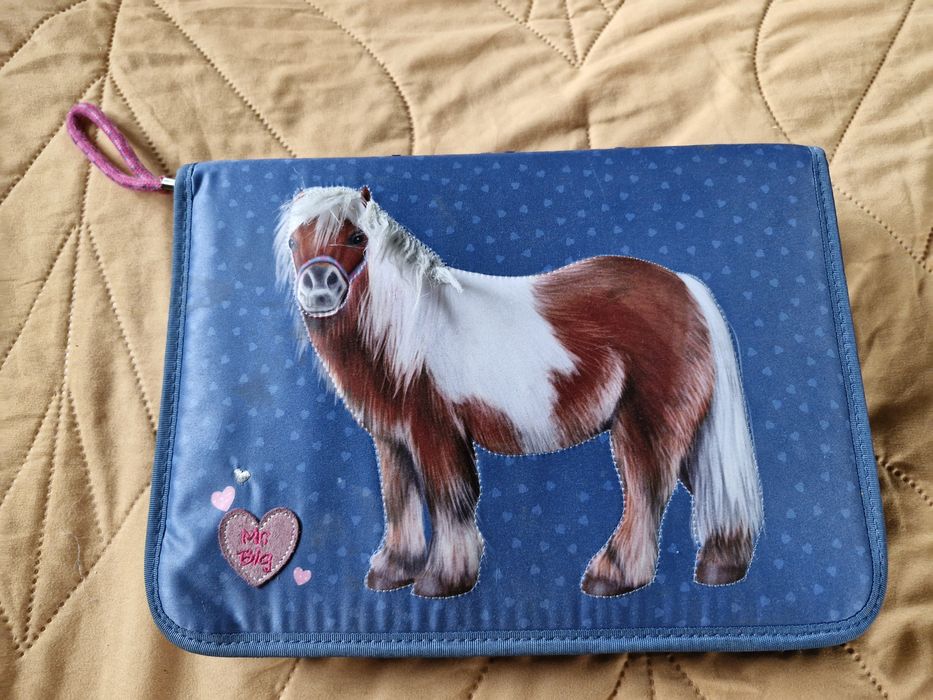 Piórnik miss melody z koniem