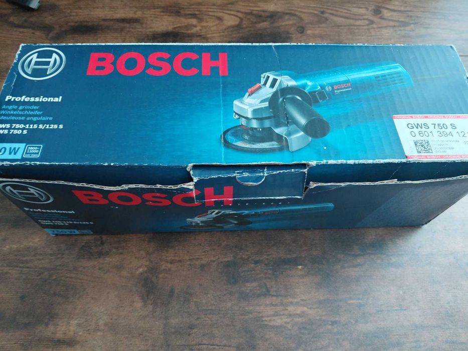 Szlifierka Kątowa z regulacją 750W 125 mm BOSCH GWS 750 S