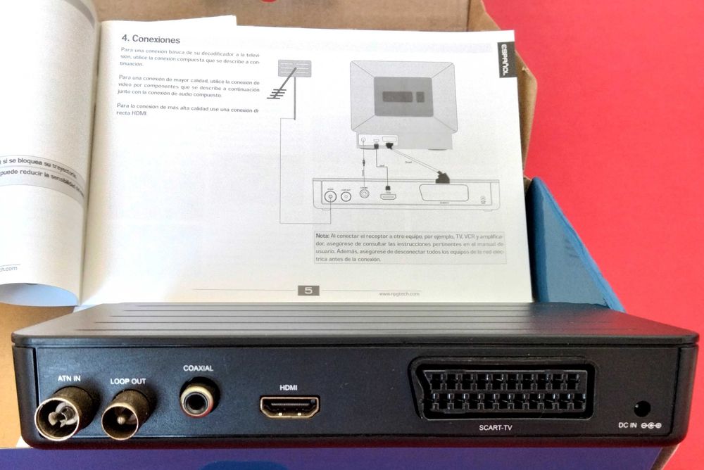 TDT sintonizador gravador de alta definição NPG-DHT 310NP