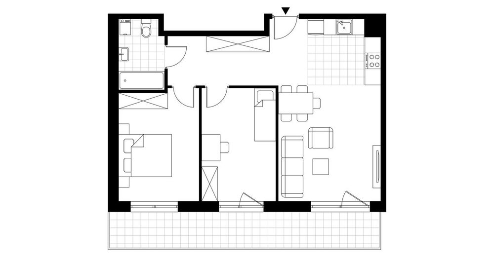 3-pokojowe mieszkanie 61m2 + balkon