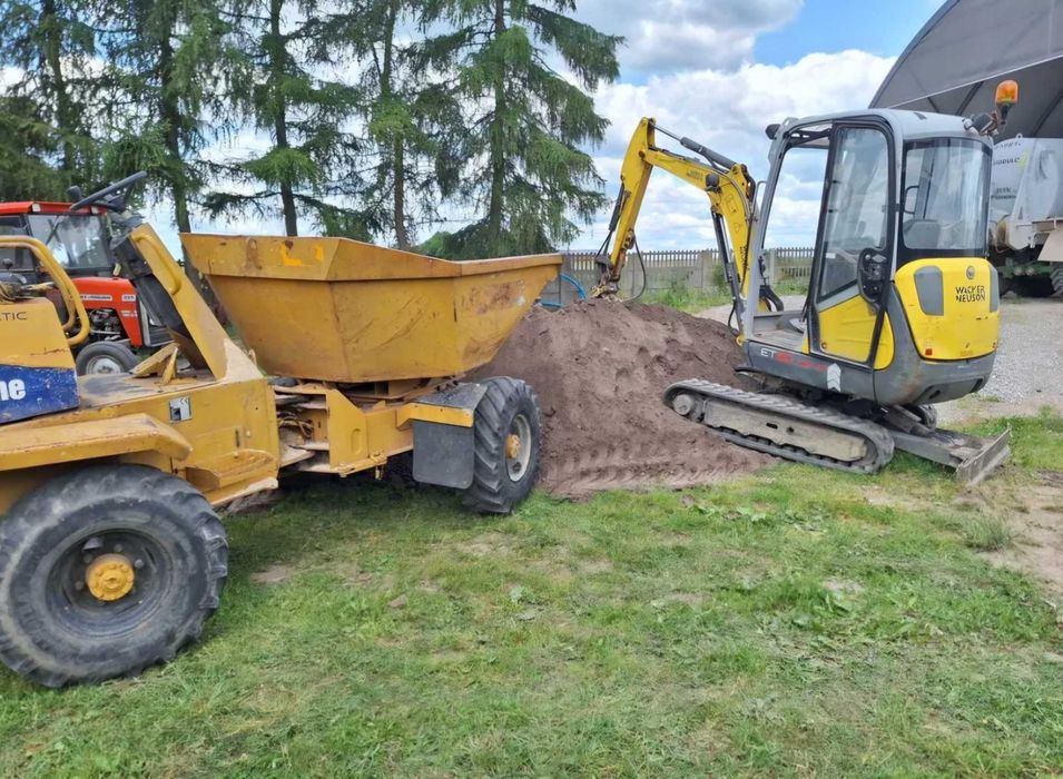 Usługi minikoparką koparką , wozidłem. Roboty Ziemne