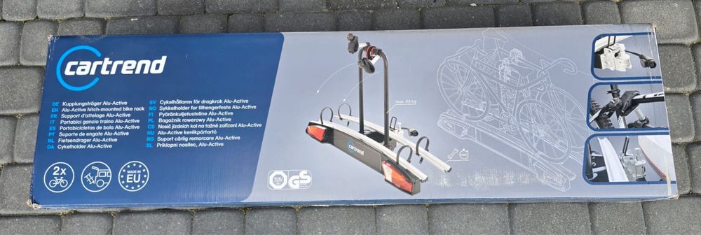 Bagażnik rowerowy CARTREND Alu Active na hak 2 rowery
