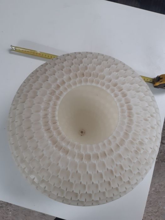 Klosz do lampy z tworzywa space age lata 60te
