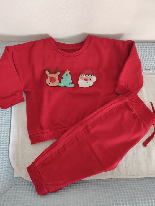 Fato treino cardado 9-12M