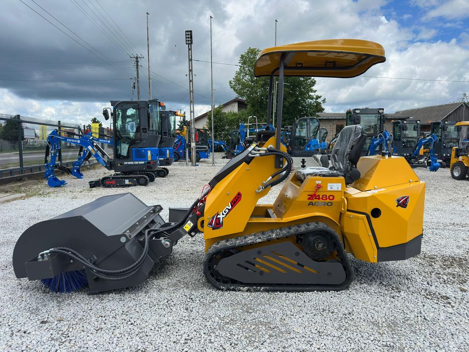 Nowa Miniładowarka XGV Z480 na Gąsienicy z 2026 roku Waga 930kg. Silnik KOOP 2cylindy Dostępne od ręki Leasing Transport OKAZJA !!!