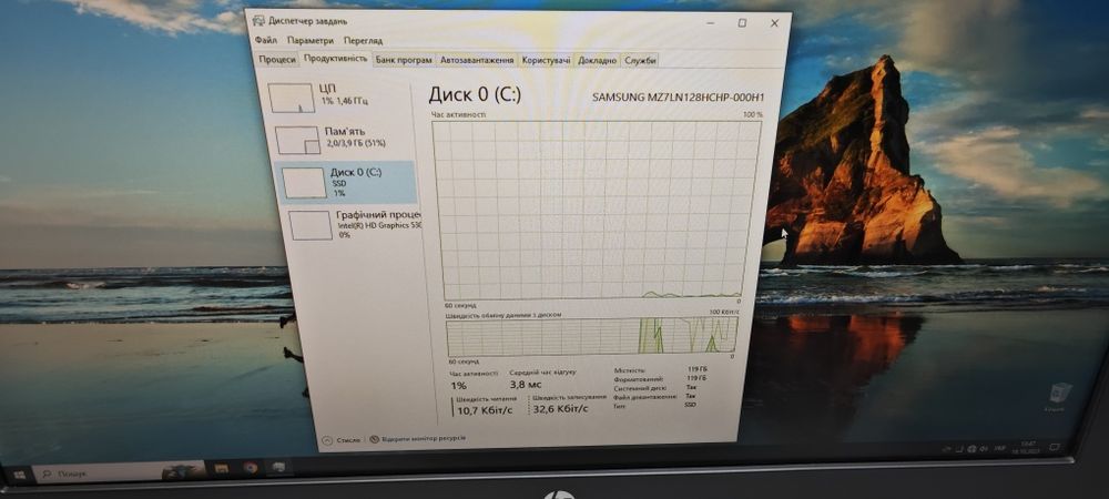 Потужний Моноблок HP ProOne 600 G2 22" FullHD і5 6Gen, 8Gb, 128Gb SSD