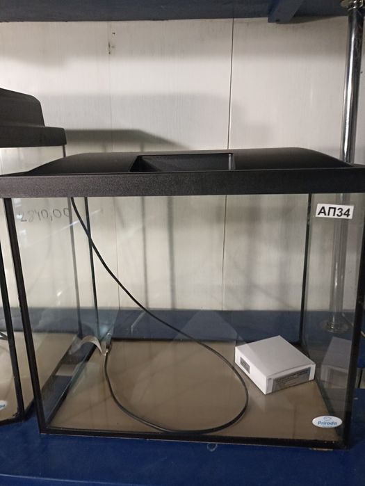 Аквариумы с крышкой 8л,15л 22л,34л,54л, 65л, аквариумные рыбки