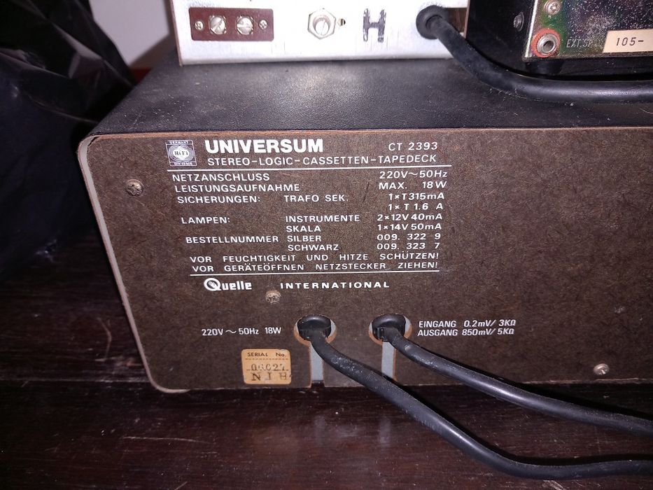 leitor de cassetes profissional