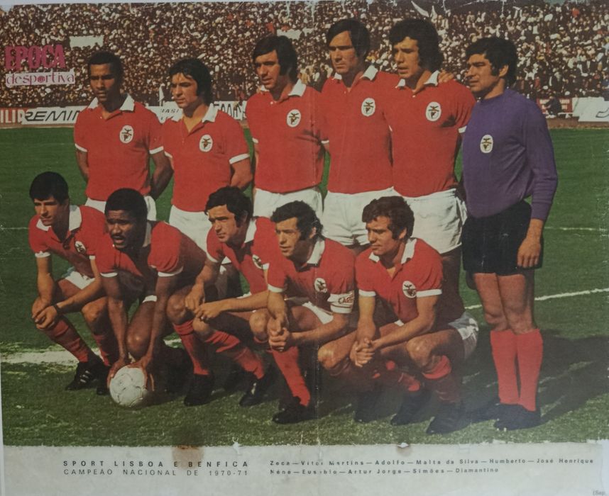 Poster BENFICA 1970-71 (reprodução perfeita)