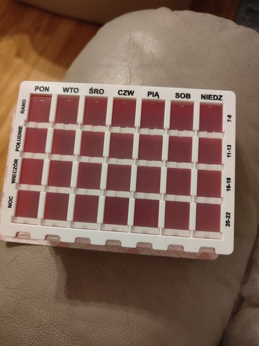 Organizer na tabletki