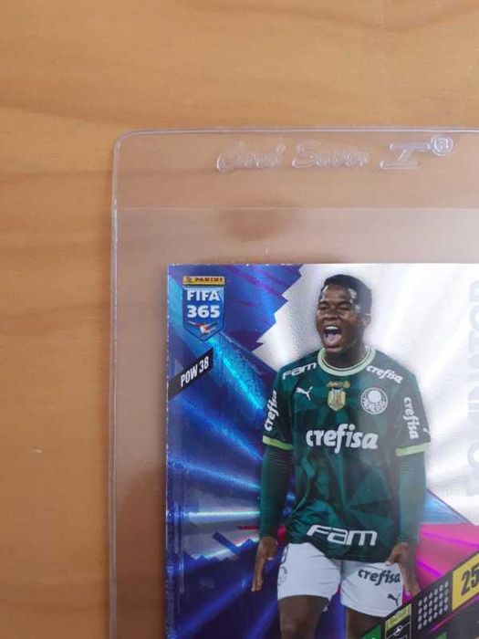Carta Endrick Palmeiras Adrenalyn XL FIFA 365 Panini Real Madrid