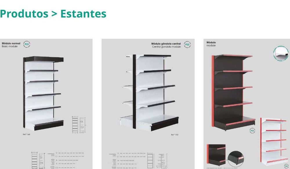 Estantes para Supermercado e Lojas