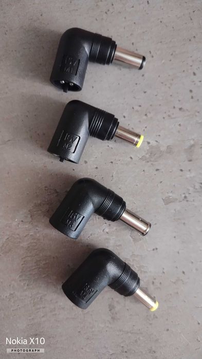 Штекери живлення для ноутбуків, змінні роз'єми, адаптери,перехідники