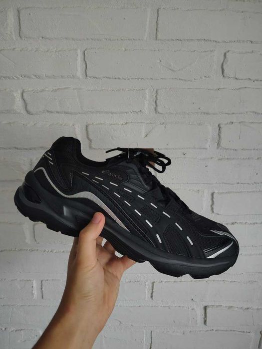 44 Зимові термо кросівки чорні асікс прелеус чоловічі