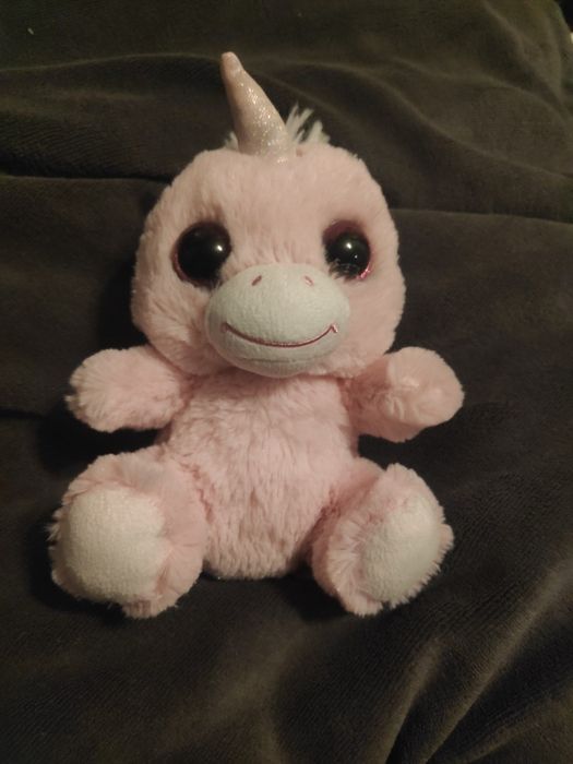 Miś różowy jednorożec